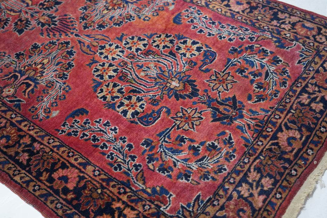 Antique Sarouk Runner 2'7'' x 13'4''