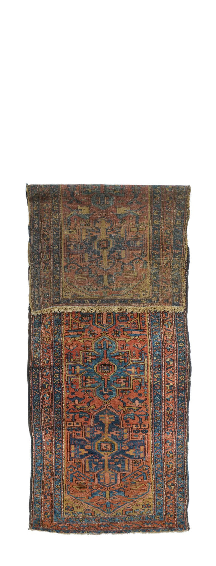 Antique Karajeh Heriz Runner 3'4'' x 10'7''