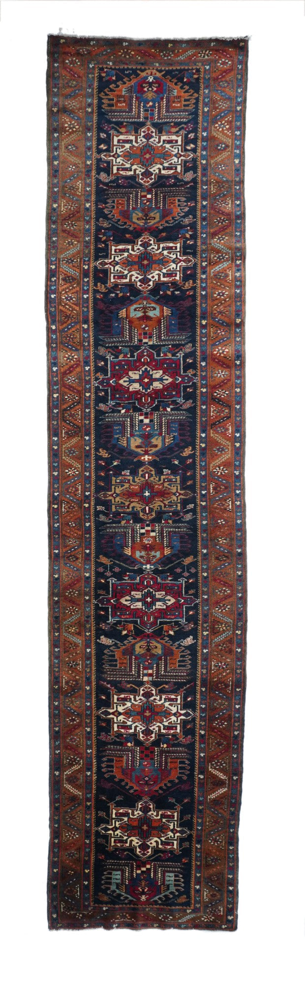 Antique Karajeh Heriz Runner 2'9'' x 14'8''