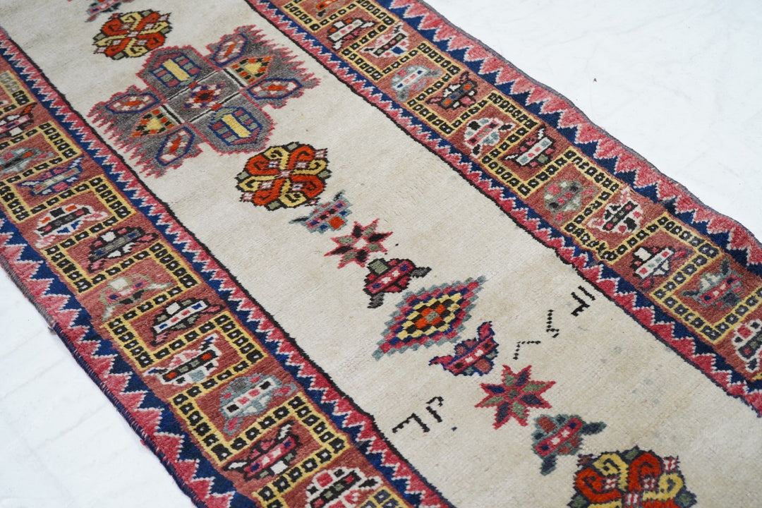 Antique Persian Sarab Long Rug 2'10'' x 9'7''