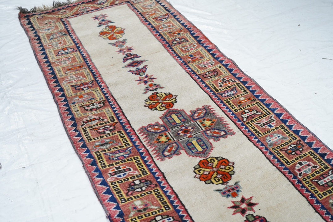 Antique Persian Sarab Long Rug 2'10'' x 9'7''