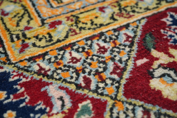 Vintage Persian Qum Rug 4'6'' x 6'7''