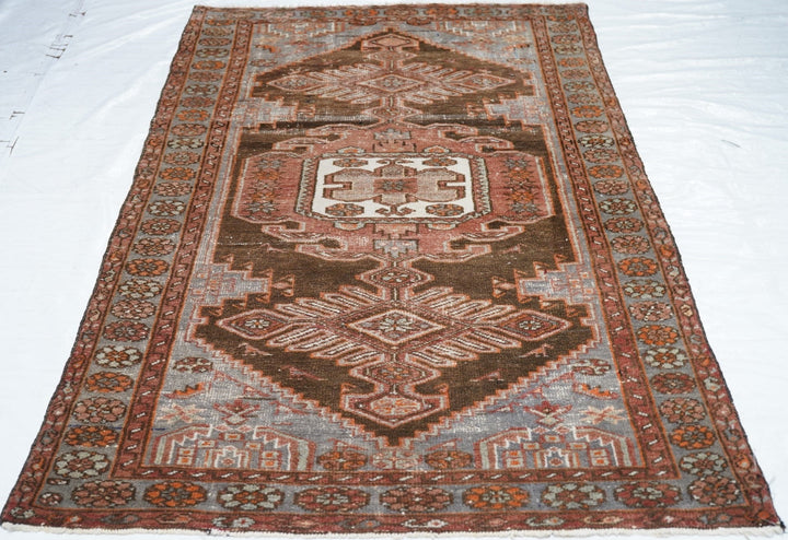 Vintage Hamadan Rug 4'1'' x 7'1''