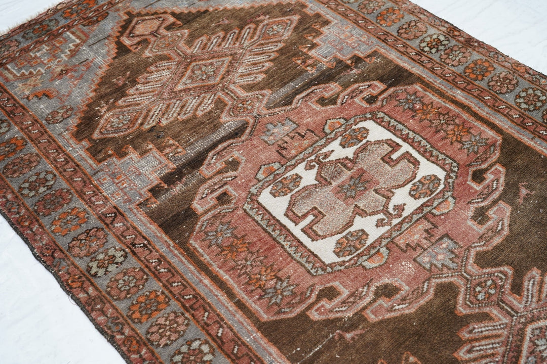 Vintage Hamadan Rug 4'1'' x 7'1''