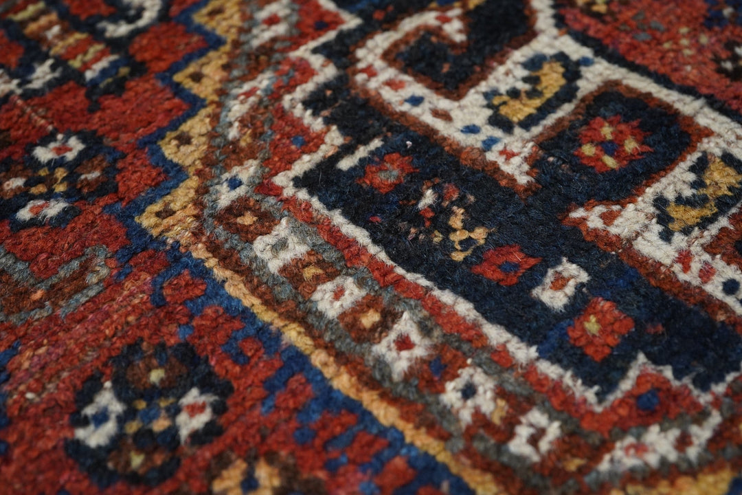 Antique Persian Qashqai Rug 4'9'' x 7'5''