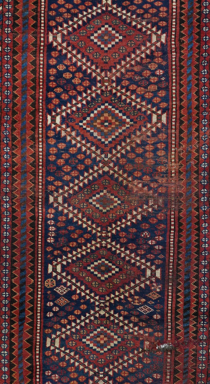 Antique Afshar Rug 5'0'' x 9'7''