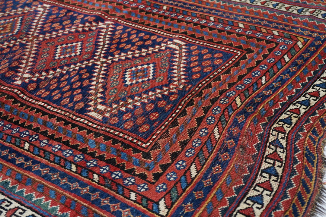 Antique Afshar Rug 5'0'' x 9'7''