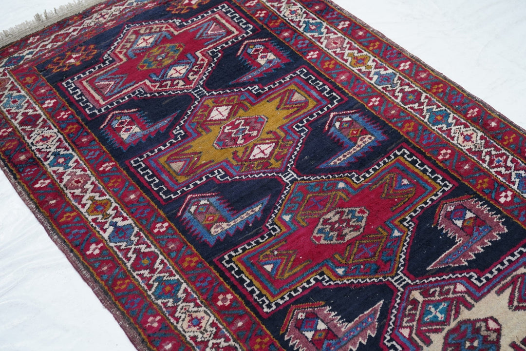 Vintage North West Persian Runner 3'4'' x 10'1''