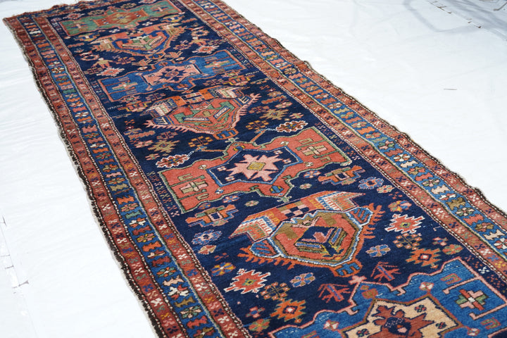 Antique Heriz Rug 3'10'' x 13'6''