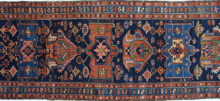 Antique Heriz Rug 3'10'' x 13'6''