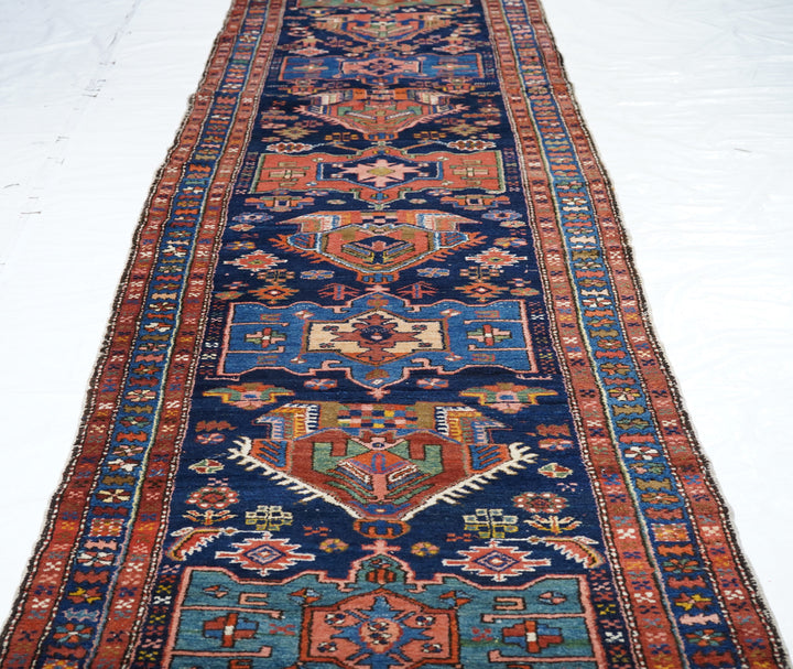 Antique Heriz Rug 3'10'' x 13'6''