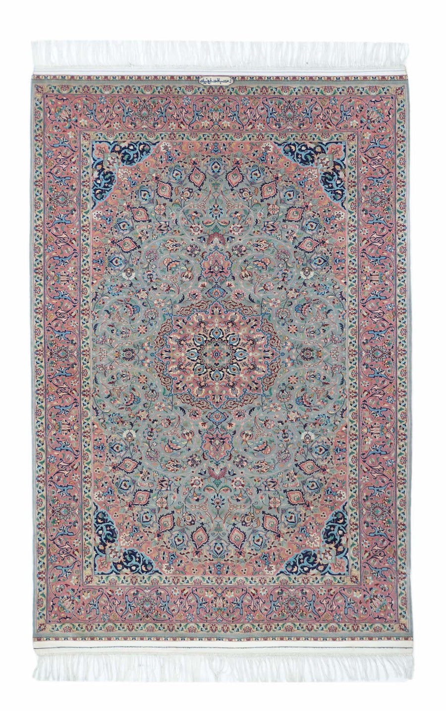 Vintage Isfahan Rug 3'4'' x 5'2''