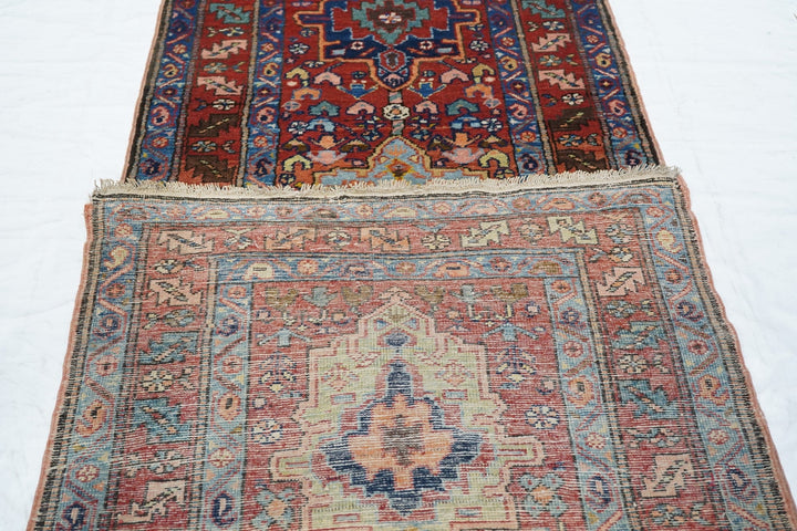 Antique Heriz Runner 3'3'' x 14'8''