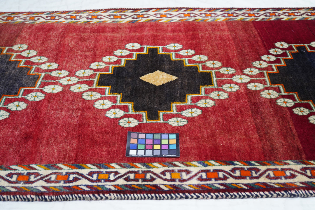 Vintage Gabbeh Rug 3'9'' x 7'6''