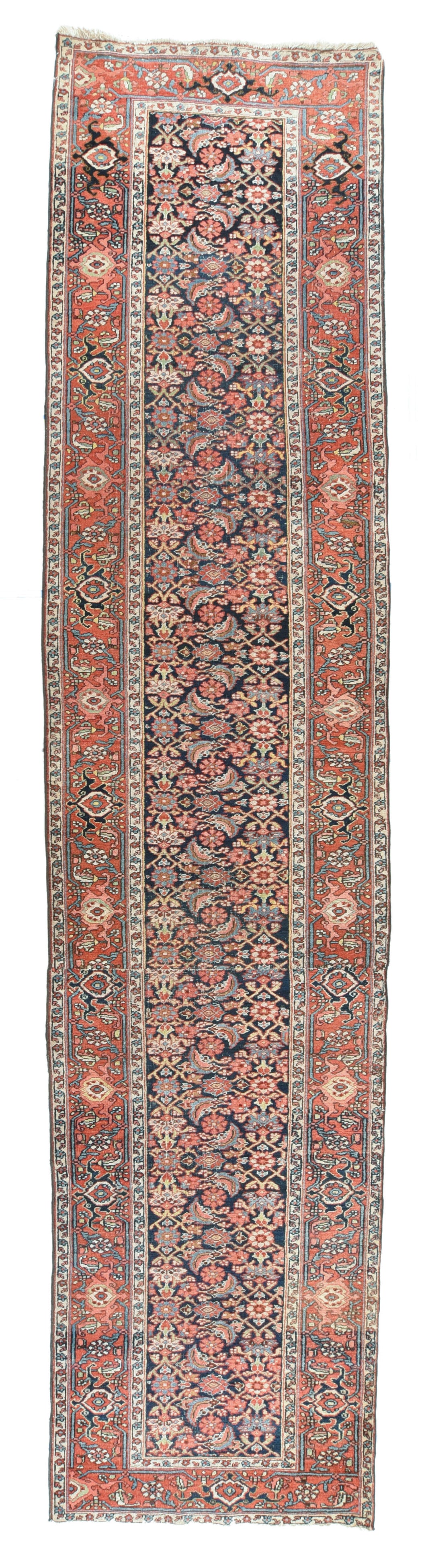 Antique Heriz Rug 3'6'' x 15'3''