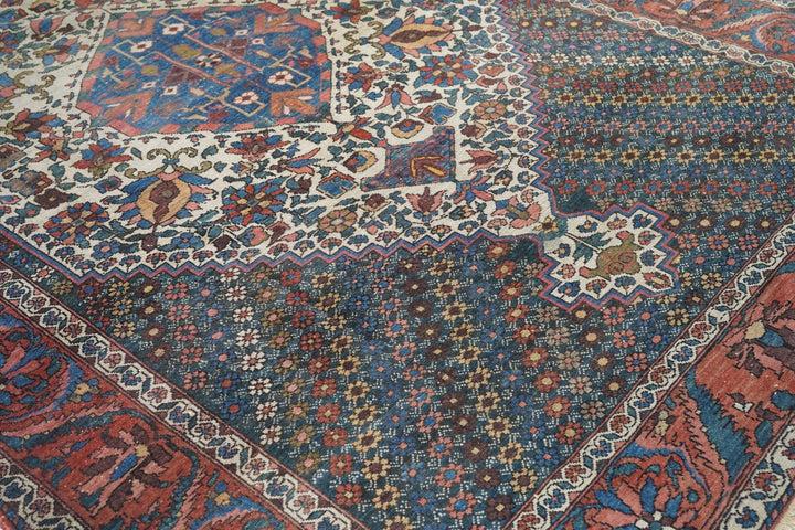 Antique Bakhtiari Rug 6'8'' x 10'3''