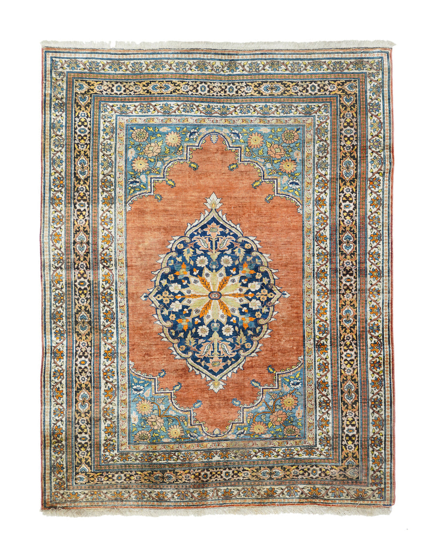 Antique Tabriz Haji Jalili Rug