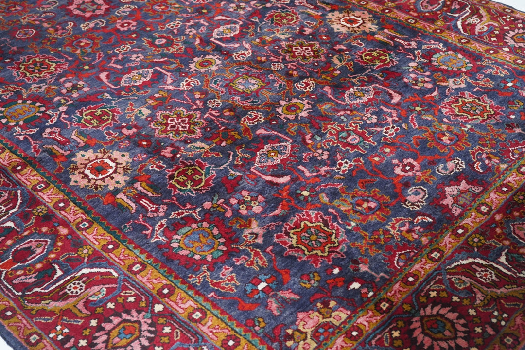 Vintage Hamadan Rug 7'5'' x 11'5''