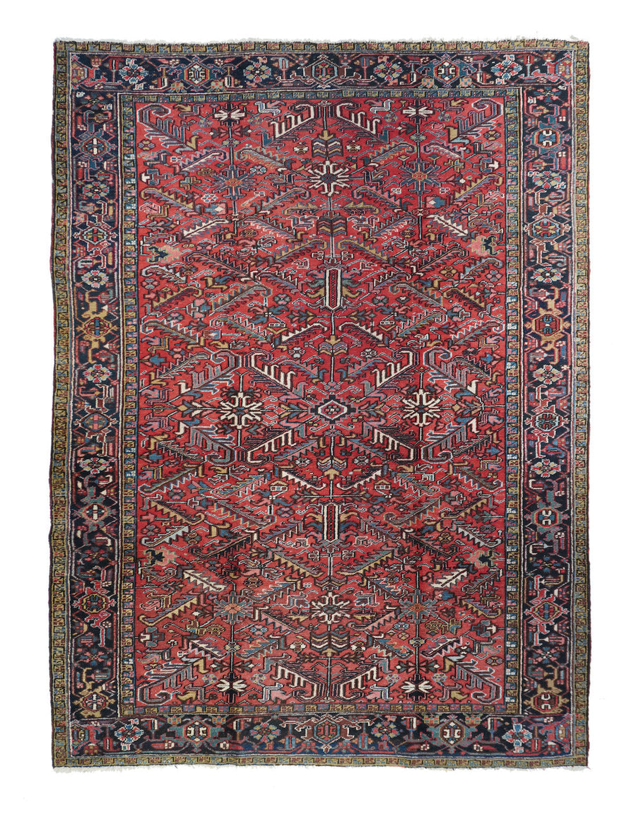 Vintage Heriz Rug 7'8'' x 10'8''