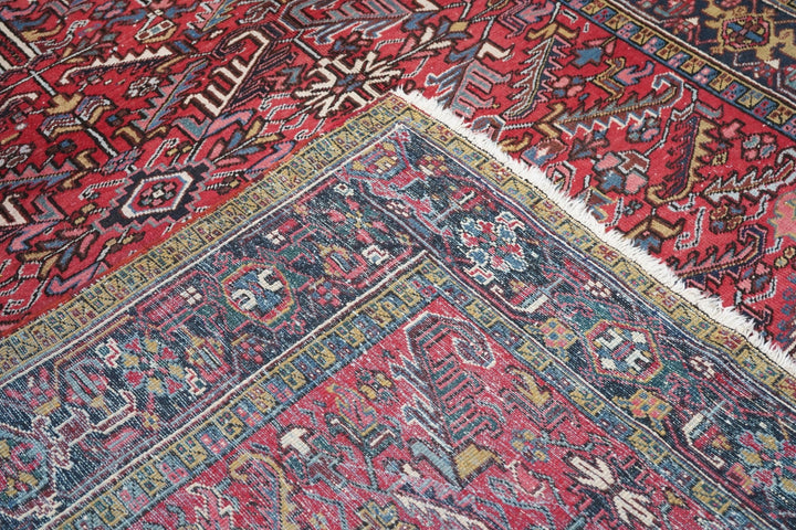 Vintage Heriz Rug 7'8'' x 10'8''