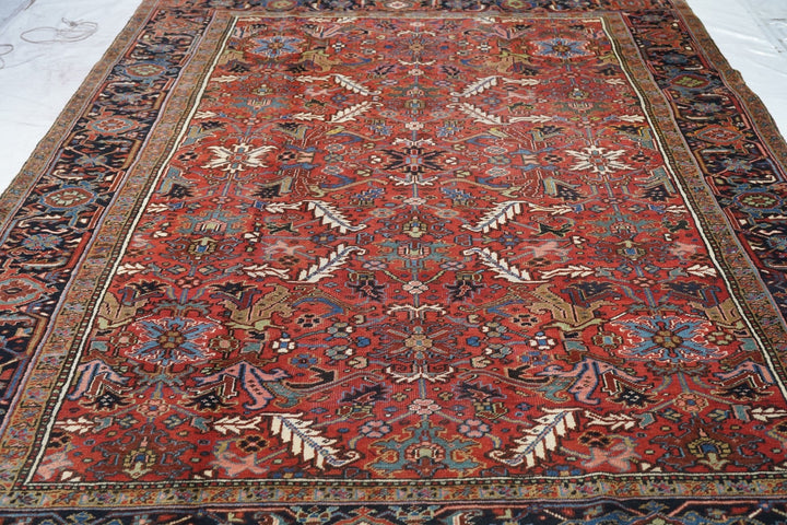 Vintage Heriz Rug 8'2'' x 11'2''