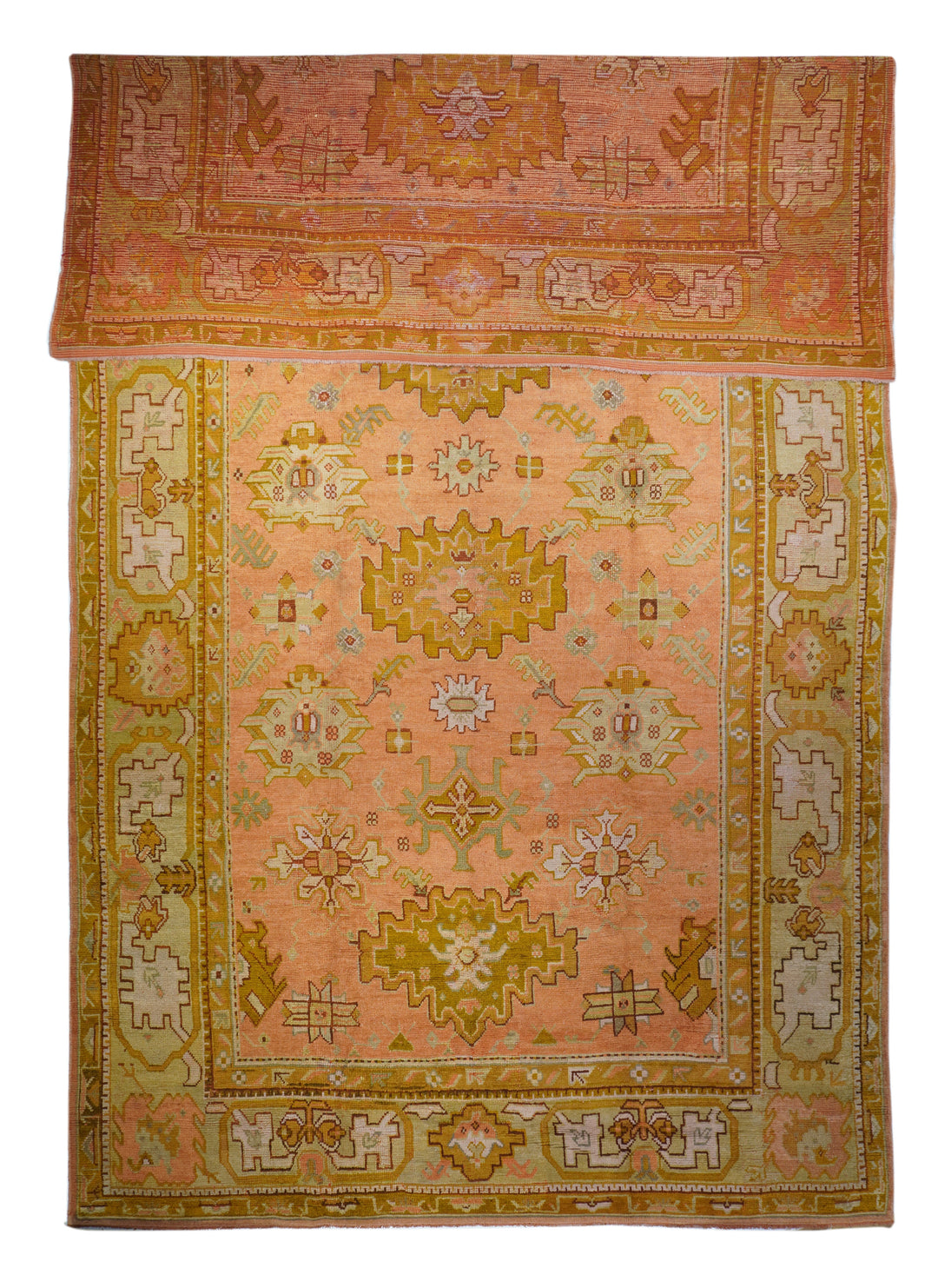 Antique Oushak Rug 10'5'' x 18'10''