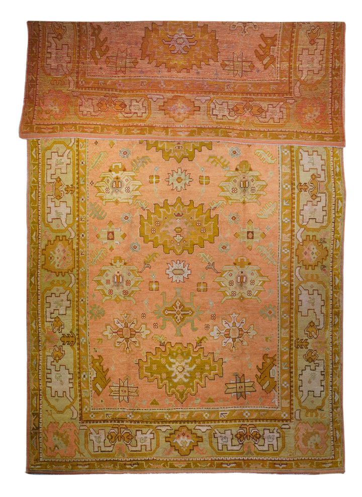 Antique Oushak Rug 10'5'' x 18'10''