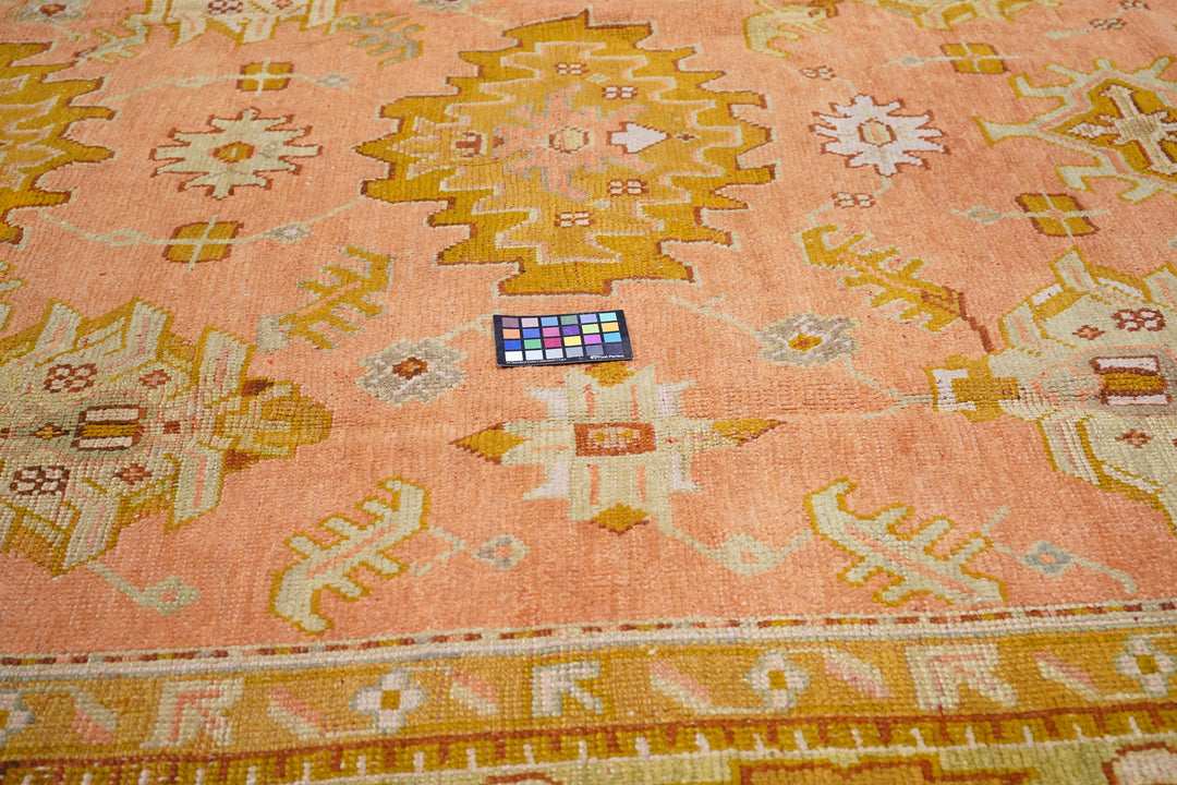 Antique Oushak Rug 10'5'' x 18'10''