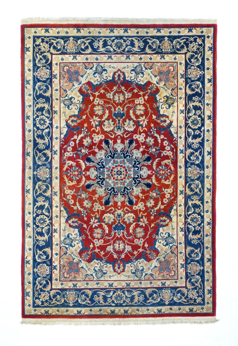 Vintage Isfahan Rug 4'0'' x 6'0''