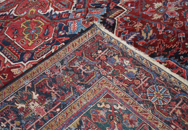 Antique Heriz Rug 9'6'' x 13'5''