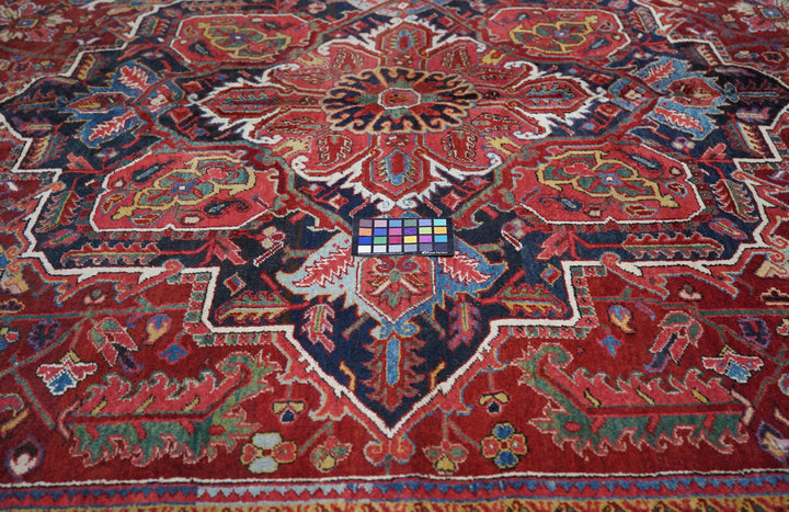 Antique Heriz Rug 9'6'' x 13'5''