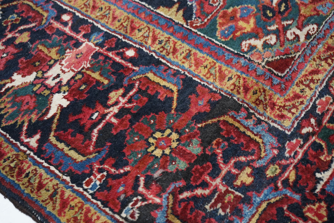 Antique Heriz Rug 9'6'' x 13'5''