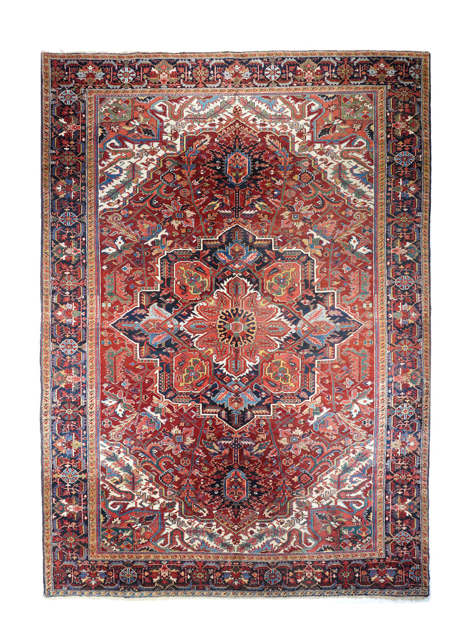 Antique Heriz Rug 9'6'' x 13'5''