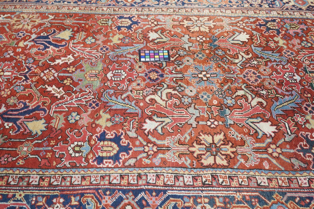 Antique Heriz Rug 6'8'' x 9'11''