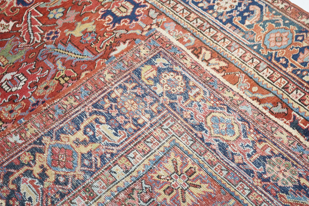 Antique Heriz Rug 6'8'' x 9'11''