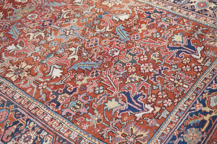 Antique Heriz Rug 6'8'' x 9'11''