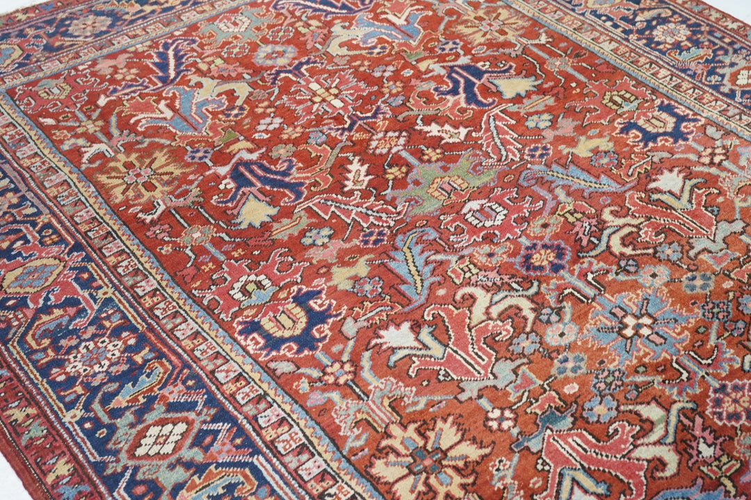 Antique Heriz Rug 6'8'' x 9'11''