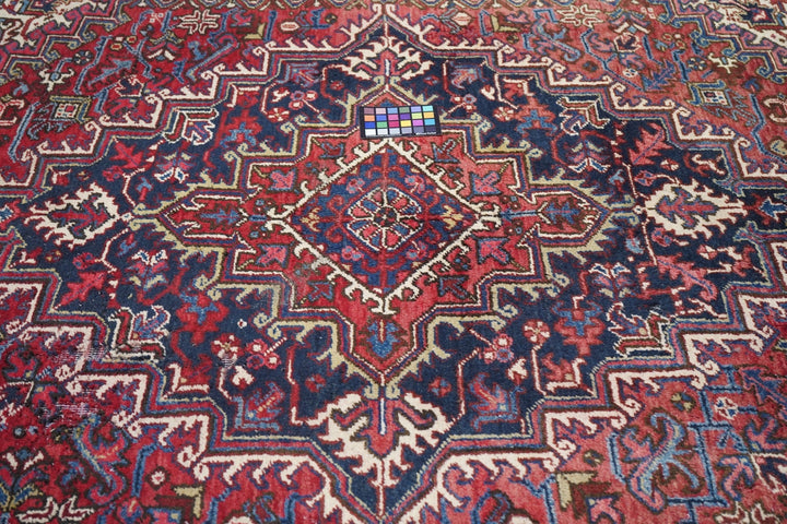 Vintage Heriz Rug 7'9'' x 11'2''