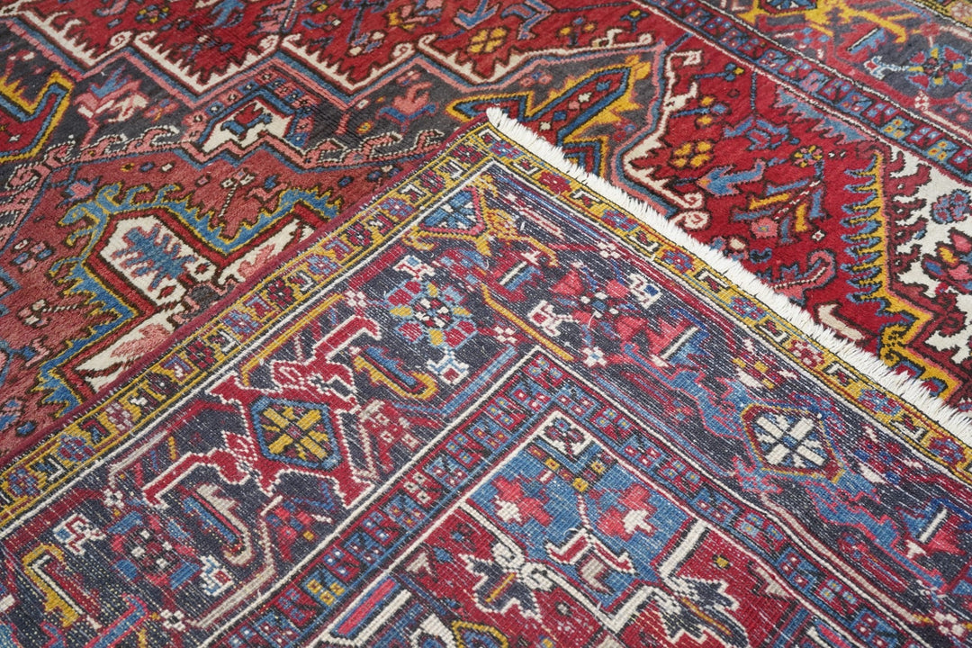 Vintage Heriz Rug 7'10'' x 10'11''