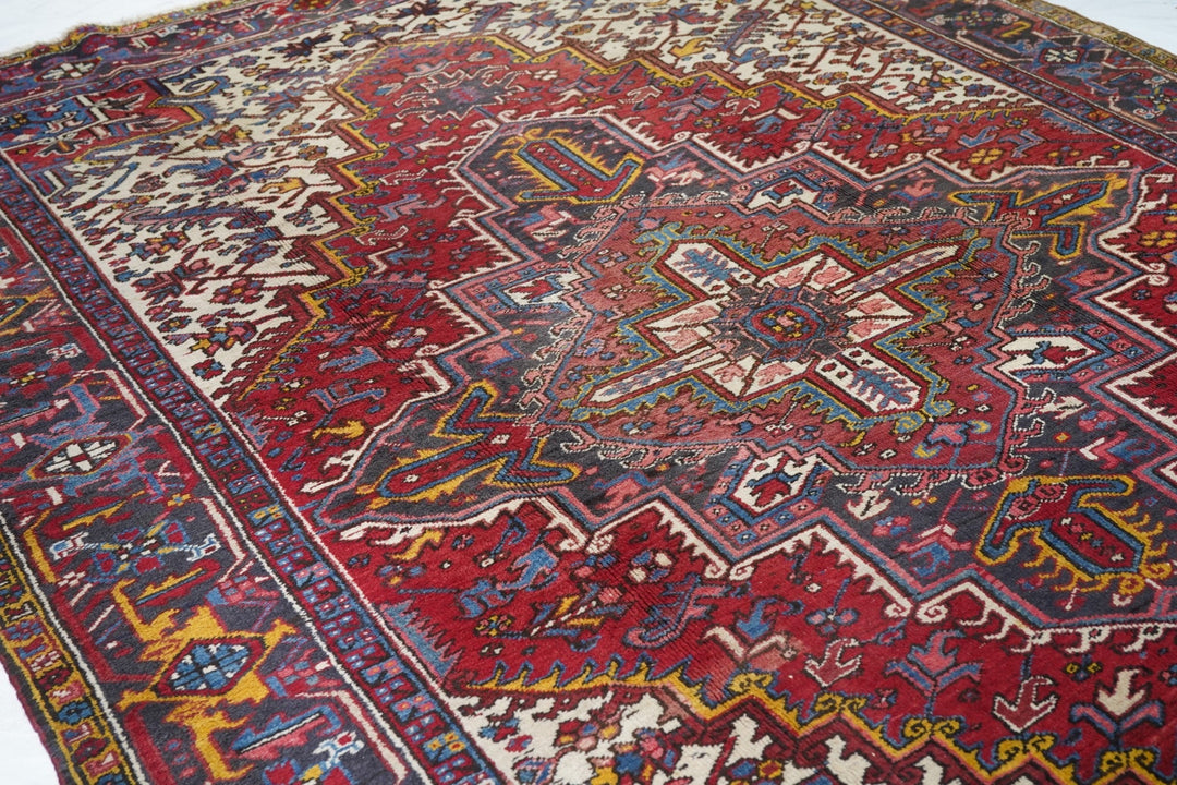 Vintage Heriz Rug 7'10'' x 10'11''