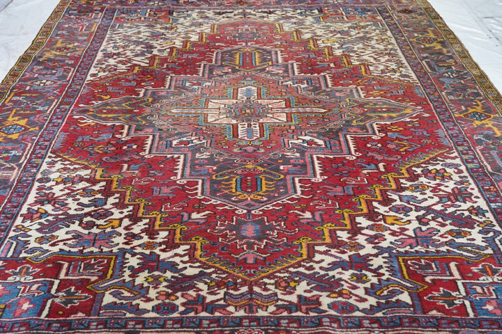 Vintage Heriz Rug 7'10'' x 10'11''