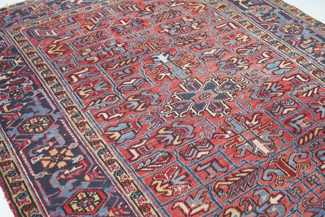 Vintage Heriz Rug 6'4'' x 8'9''