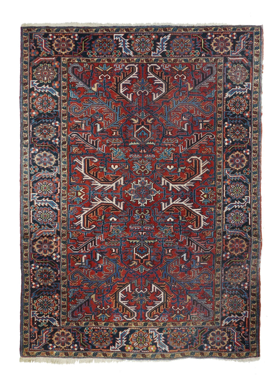 Vintage Heriz Rug 6'7'' x 9'