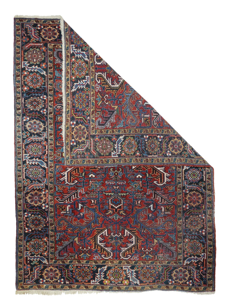 Vintage Heriz Rug 6'7'' x 9'