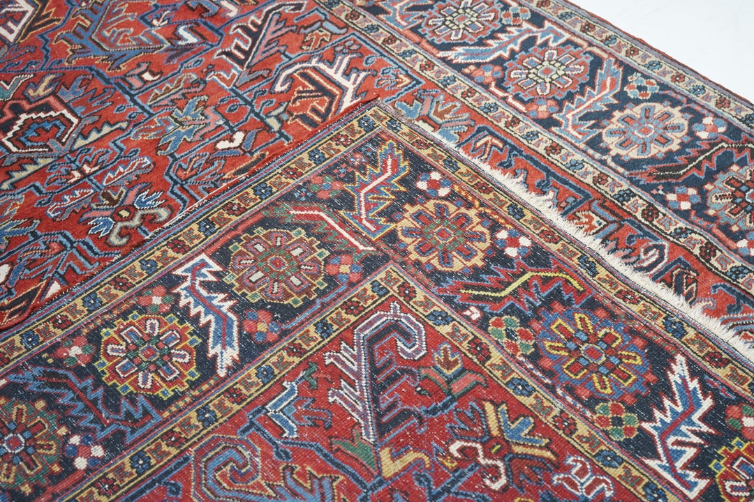 Vintage Heriz Rug 6'7'' x 9'