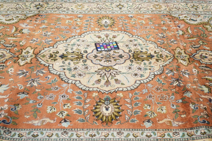 Vintage Persian Tabriz Rug 6'0" x 8'9''