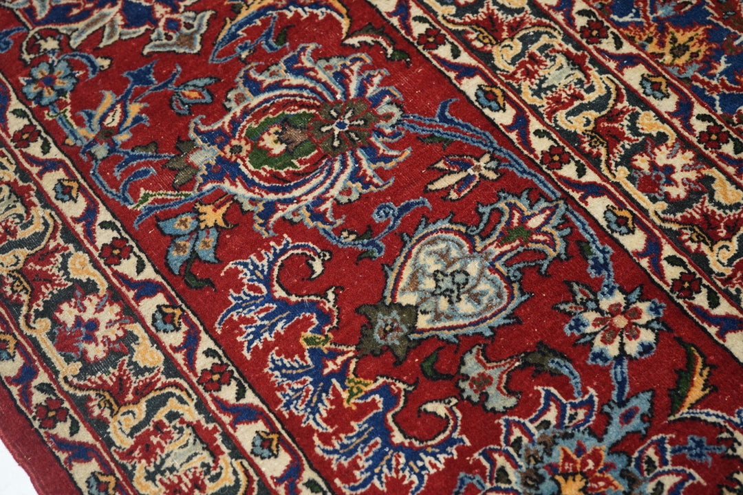 Antique Isfahan Rug 7'3'' x 10'6''