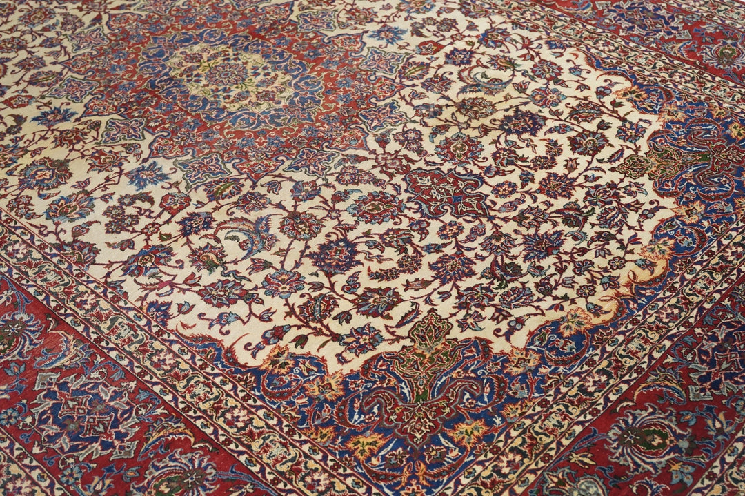 Antique Isfahan Rug 7'3'' x 10'6''