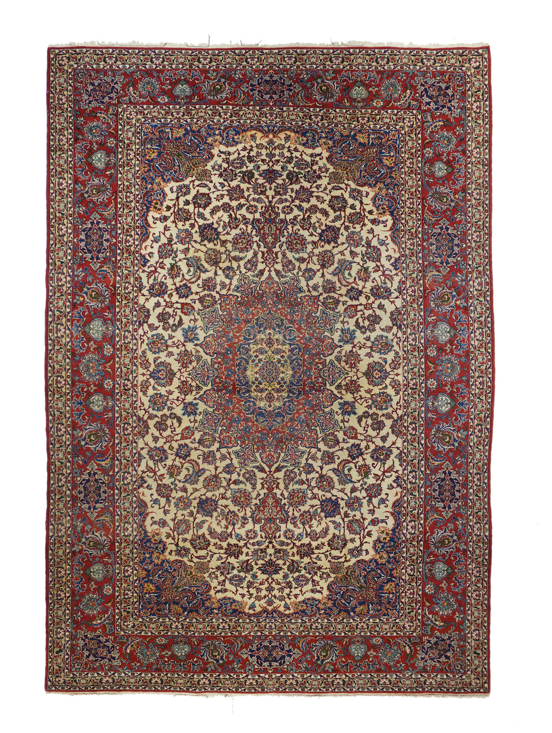 Antique Isfahan Rug 7'3'' x 10'6''