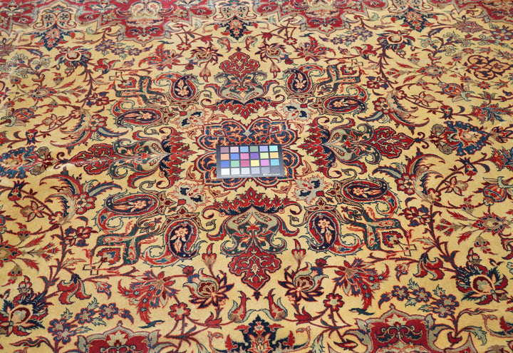 Fine Antique Persian Isfahan Rug 7'7'' x 10'11''